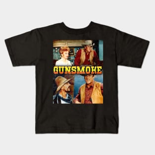 Gunsmoke - matt dilon and festus haggen Kids T-Shirt